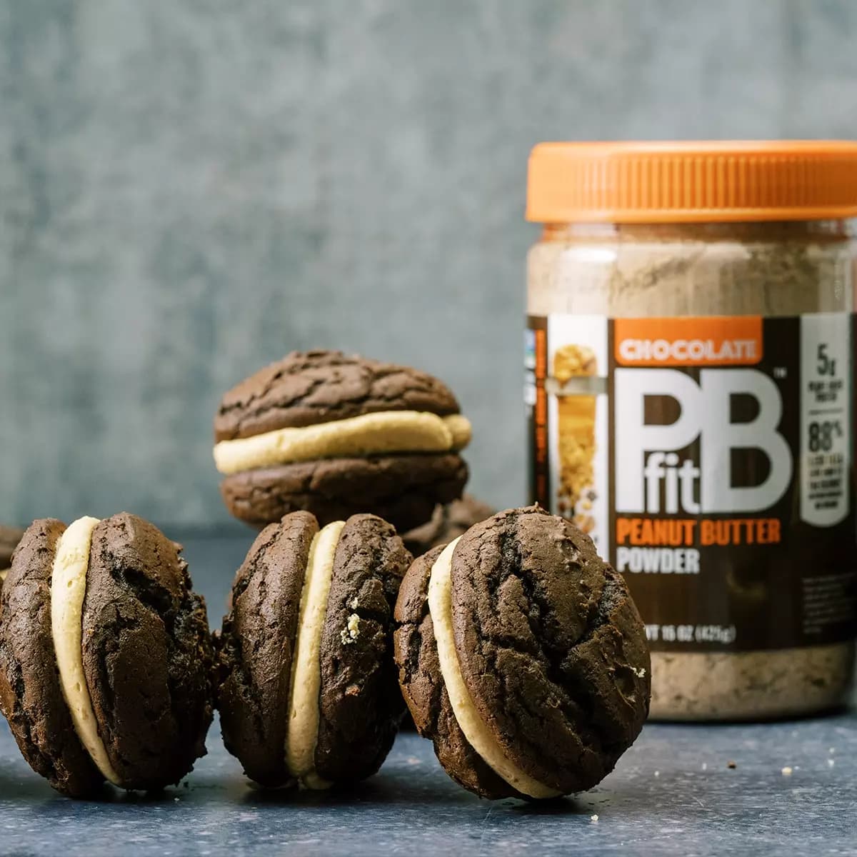 Chocolate Peanut Butter Whoopie Pies