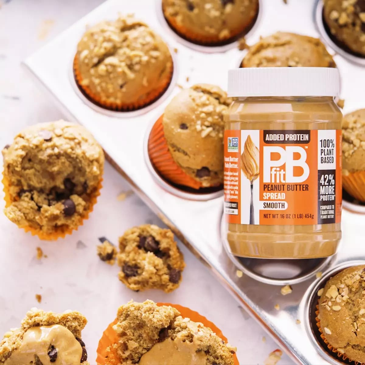 Peanut Butter Protein Muffins