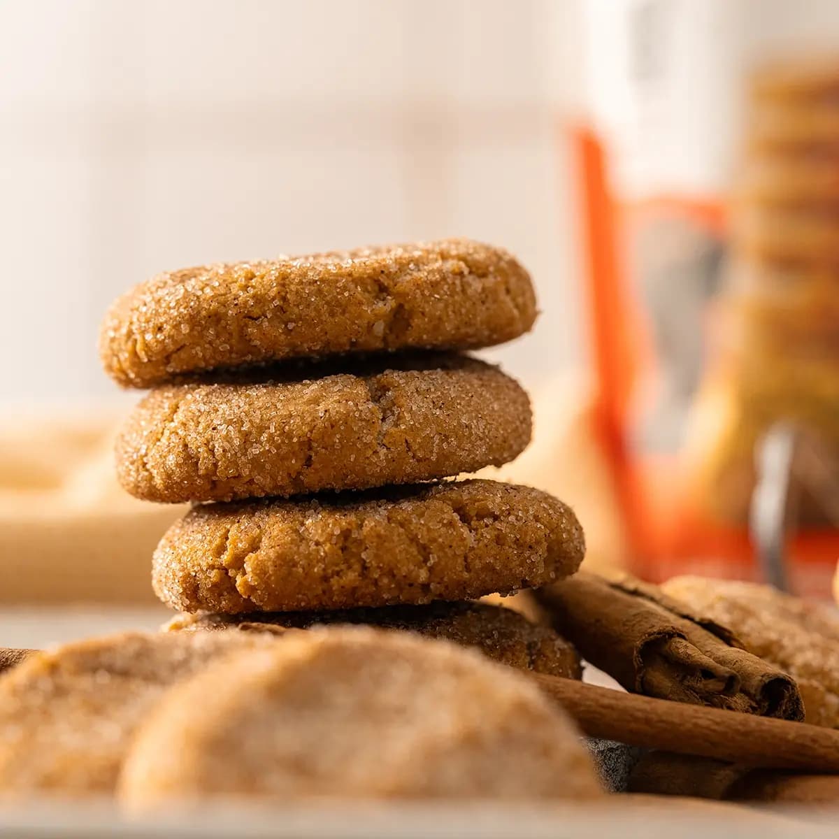 PB Snickerdoodle Protein Cookies