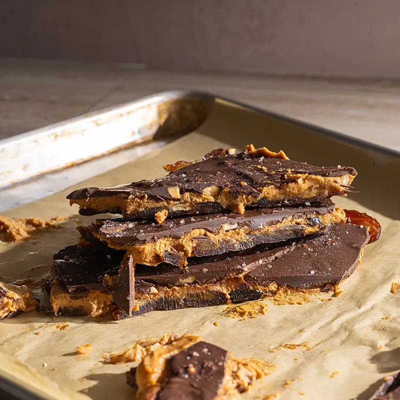 Peanut Butter Date Bark