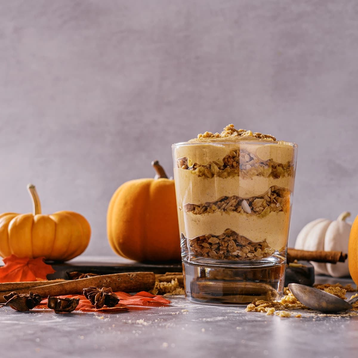 Pumpkin Greek Yogurt Parfait