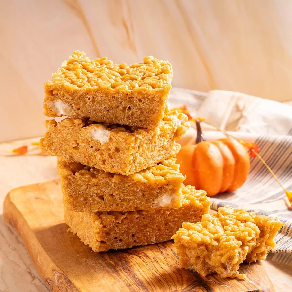 Pumpkin Spice Rice Krispy