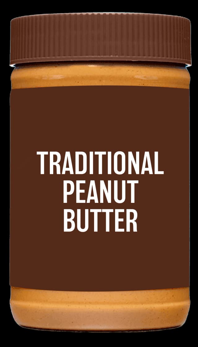 Jar of Traditional Peanut Butter